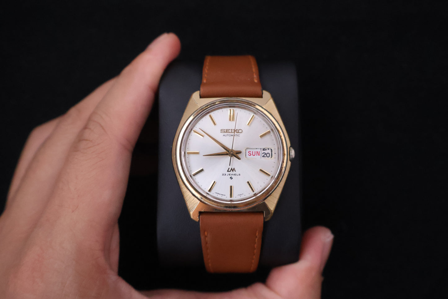 (SERVICED) Rare Vintage 1970 Seiko Lord Matic SGP 23 Jewels JDM 5606-7000