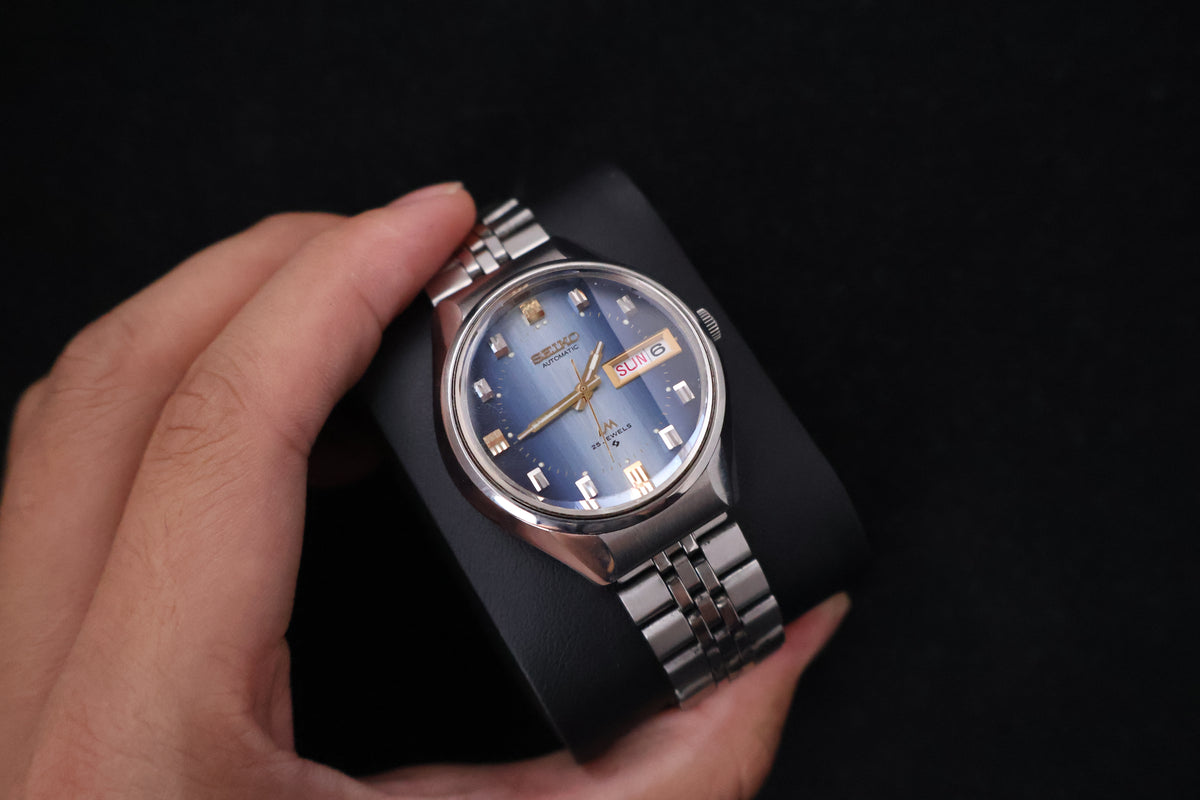 (SERVICED) Rare Vintage 1973 Seiko Lord Matic LM 25 Jewels 5606-7290