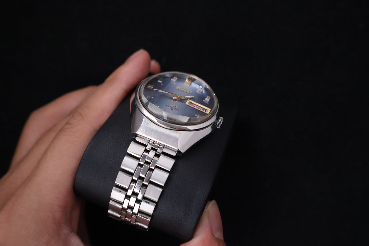 (SERVICED) Rare Vintage 1973 Seiko Lord Matic LM 25 Jewels 5606-7290
