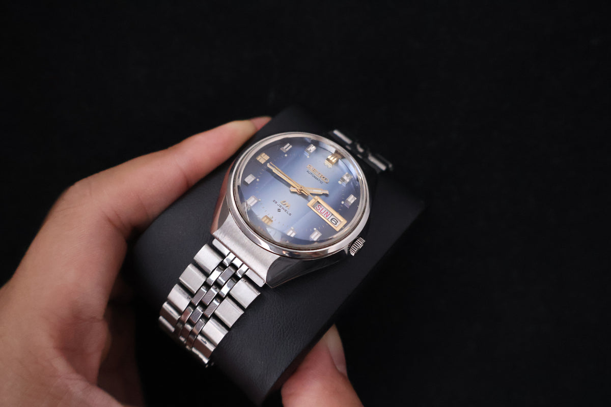 (SERVICED) Rare Vintage 1973 Seiko Lord Matic LM 25 Jewels 5606-7290
