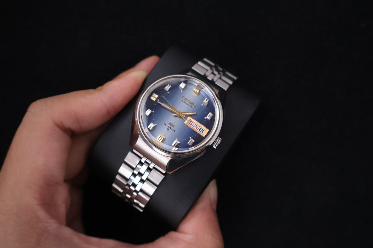 (SERVICED) Rare Vintage 1973 Seiko Lord Matic LM 25 Jewels 5606-7290