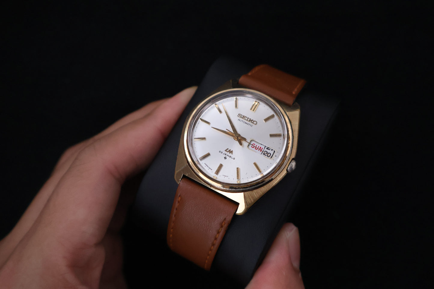 (SERVICED) Rare Vintage 1970 Seiko Lord Matic SGP 23 Jewels JDM 5606-7000
