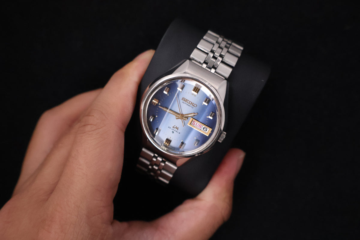 (SERVICED) Rare Vintage 1973 Seiko Lord Matic LM 25 Jewels 5606-7290