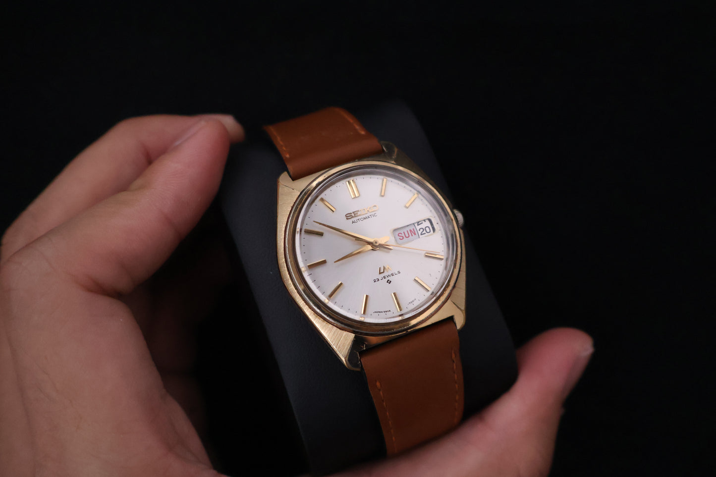 (SERVICED) Rare Vintage 1970 Seiko Lord Matic SGP 23 Jewels JDM 5606-7000