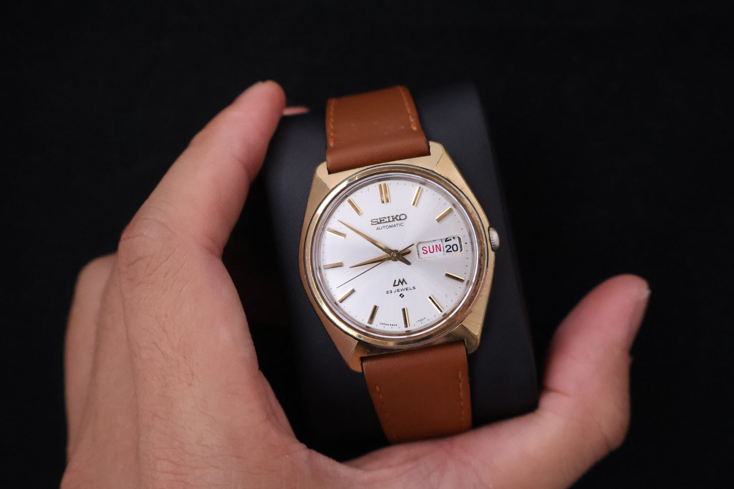 (SERVICED) Rare Vintage 1970 Seiko Lord Matic SGP 23 Jewels JDM 5606-7000
