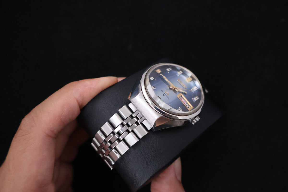 (SERVICED) Rare Vintage 1973 Seiko Lord Matic LM 25 Jewels 5606-7290