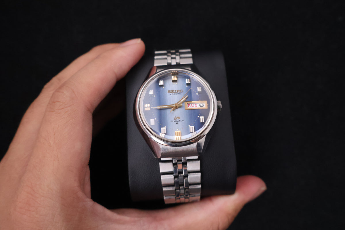 (SERVICED) Rare Vintage 1973 Seiko Lord Matic LM 25 Jewels 5606-7290