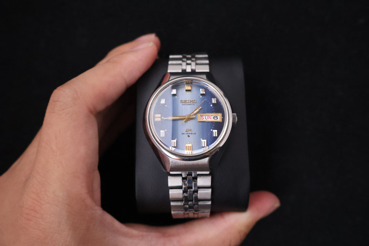 (SERVICED) Rare Vintage 1973 Seiko Lord Matic LM 25 Jewels 5606-7290