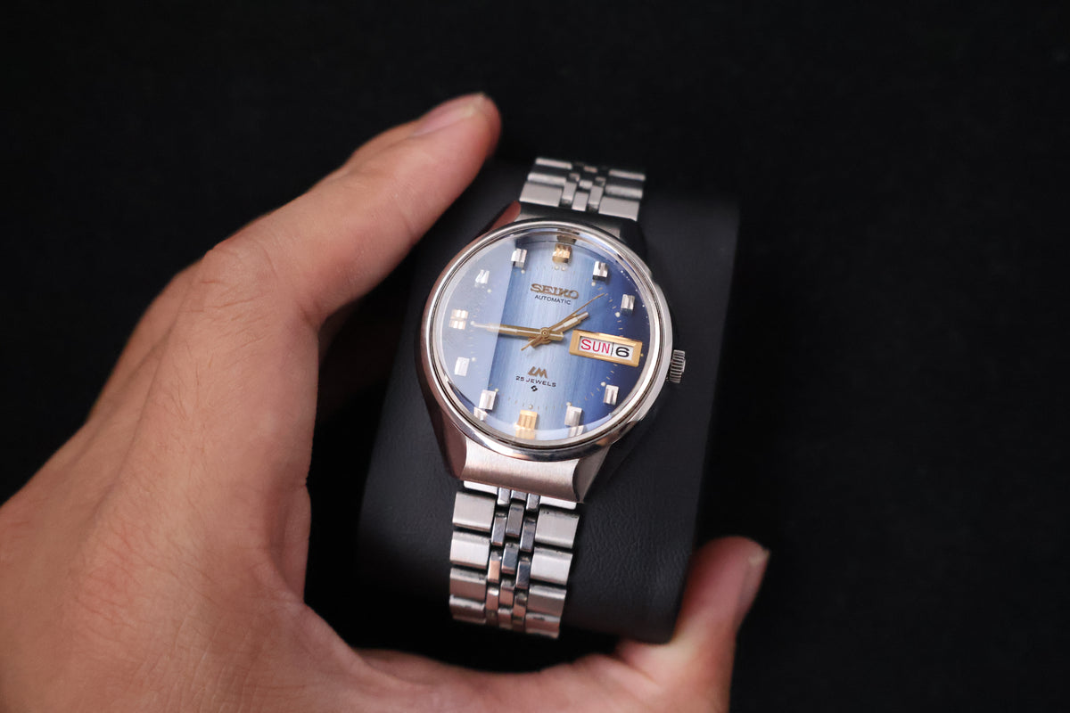 (SERVICED) Rare Vintage 1973 Seiko Lord Matic LM 25 Jewels 5606-7290