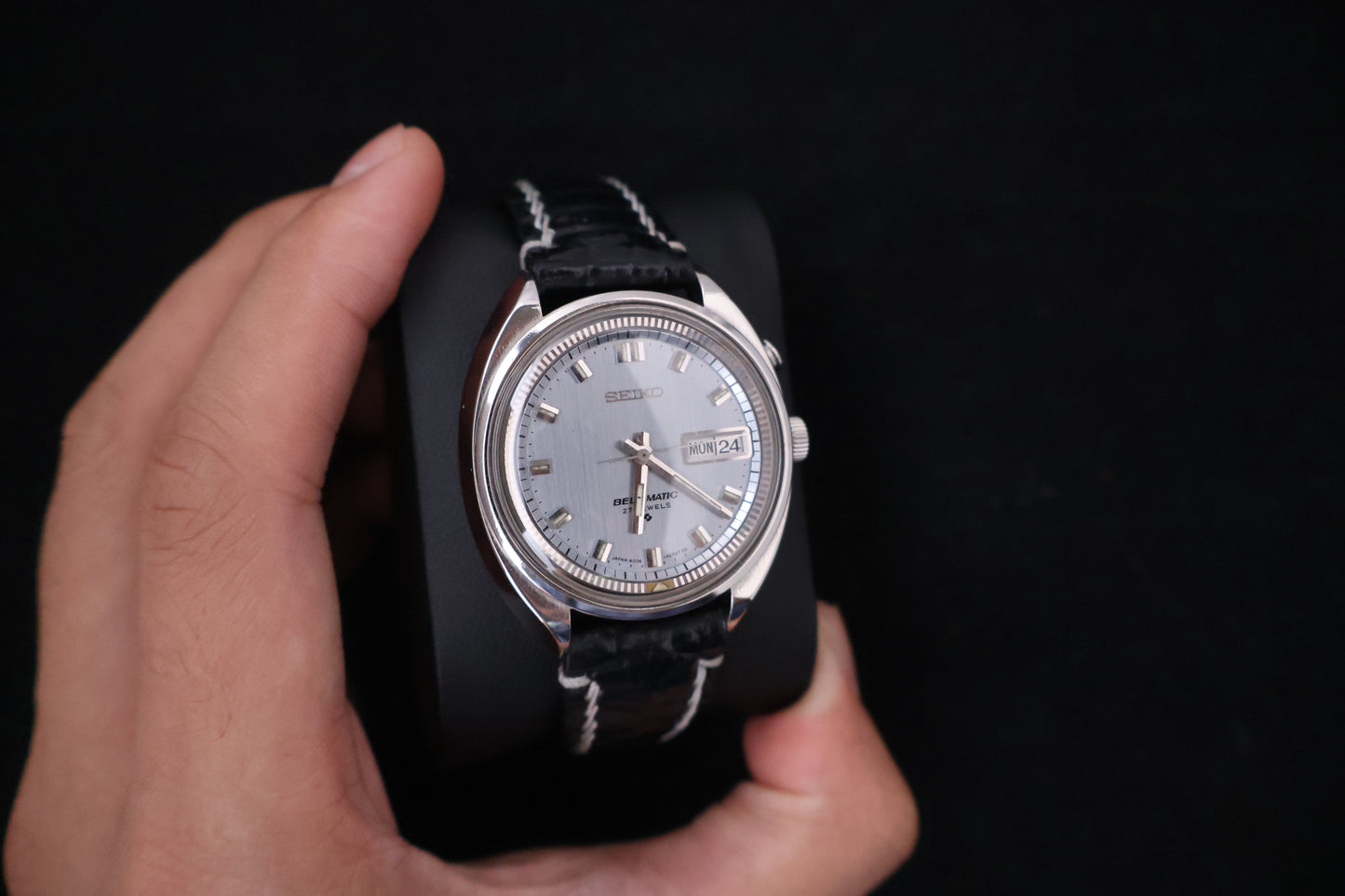 (SERVICED) Very Rare Vintage Seiko Bell-Matic 27 Jewels Mechanical Alarm 4006-7000