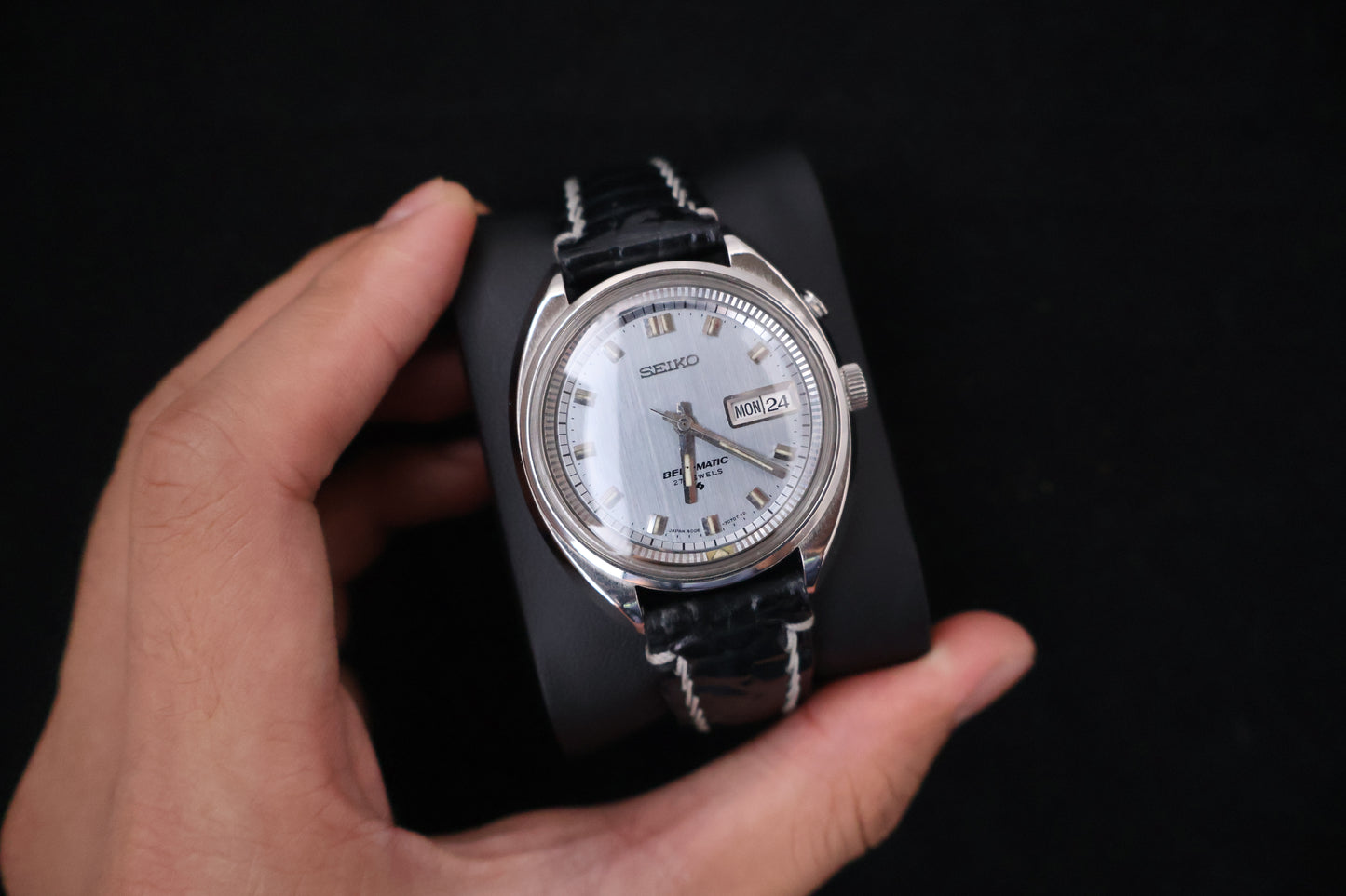 (SERVICED) Very Rare Vintage Seiko Bell-Matic 27 Jewels Mechanical Alarm 4006-7000