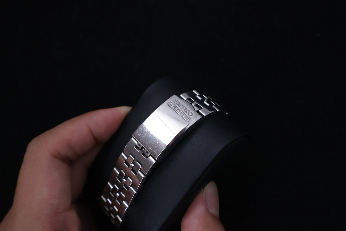 (SERVICED) Rare Vintage 1973 Seiko 5 Actus SS Faceted 23 Jewels 6106-7590