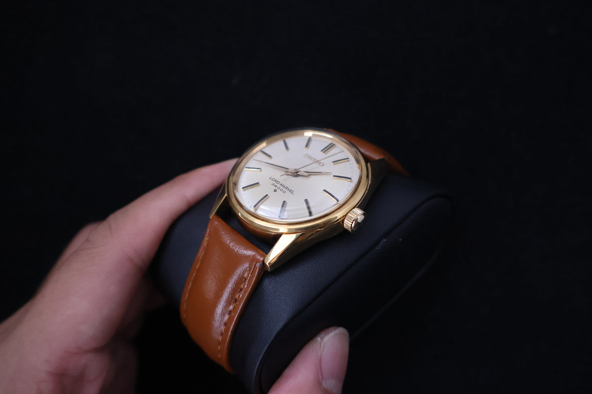 (SERVICED) Rare Vintage 1973 Seiko Lord Marvel 36000 Hi-Beat 23 Jewels 5740-8000