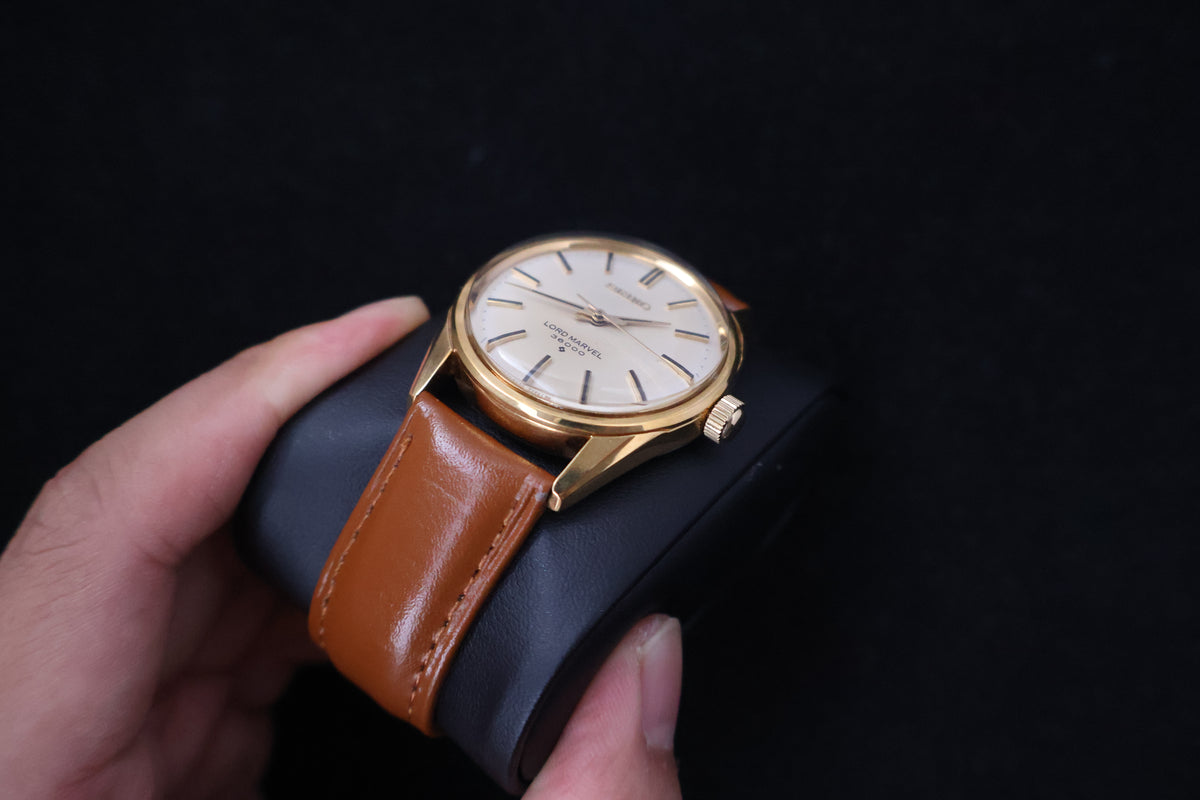 (SERVICED) Rare Vintage 1973 Seiko Lord Marvel 36000 Hi-Beat 23 Jewels 5740-8000