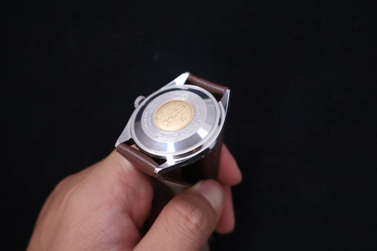 (SERVICED) Rare Vintage 1971 Seiko King Seiko 56KS Hi-Beat Gold Medallion 25 Jewels 5626-7110