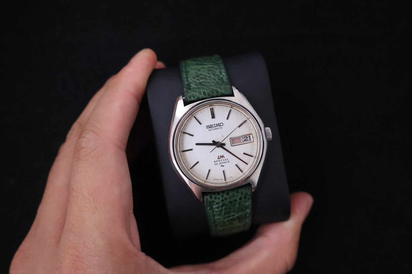 (SERVICED) Rare Vintage 1974 Seiko Lord Matic LM Special 25 Jewels 5216-7100
