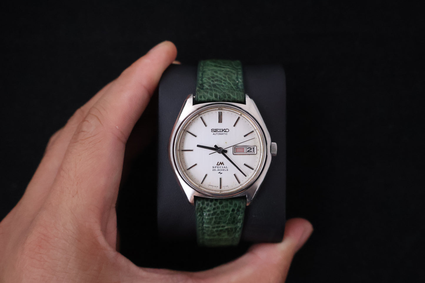 (SERVICED) Rare Vintage 1974 Seiko Lord Matic LM Special 25 Jewels 5216-7100
