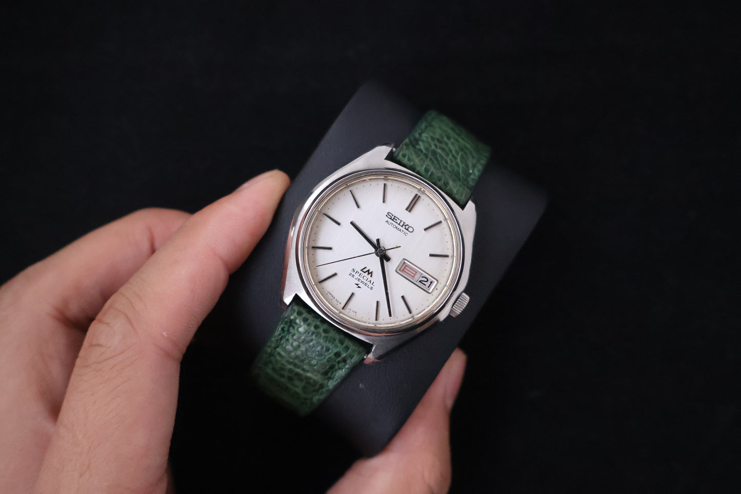 (SERVICED) Rare Vintage 1974 Seiko Lord Matic LM Special 25 Jewels 5216-7100