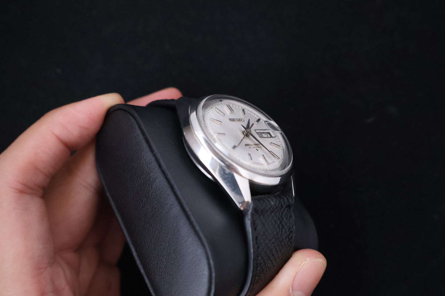 (SERVICED) Rare Vintage 1970 Seiko Bell-Matic 27 Jewels Mechanical Alarm 4006-7011