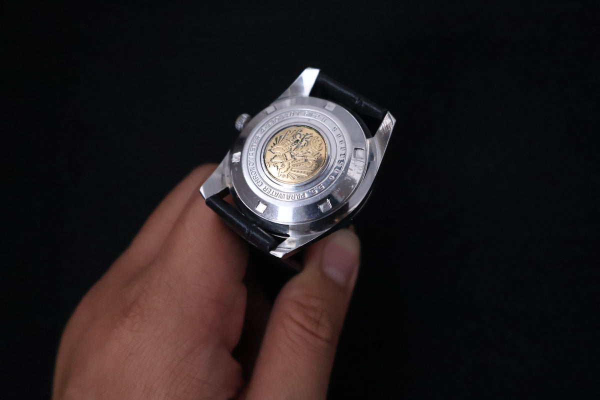 (SERVICED) Rare Vintage 1969 Citizen Chrono Master Gold Medallion 33 Jewels - 4-520840 Y