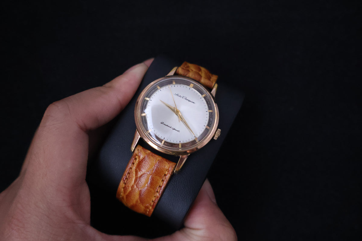(SERVICED) Rare Vintage 1960s Seiko Champion EGP 20 Microns 17 Jewels - J14082