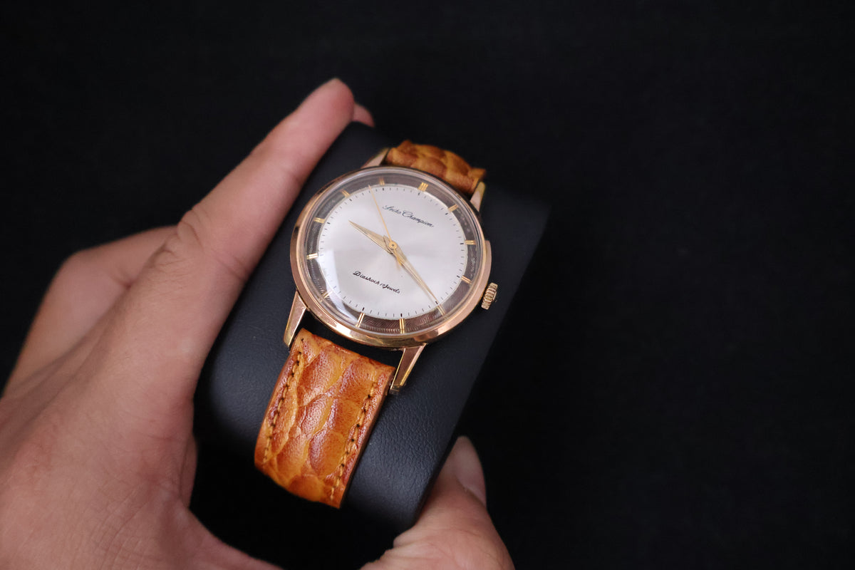 (SERVICED) Rare Vintage 1960s Seiko Champion EGP 20 Microns 17 Jewels - J14082