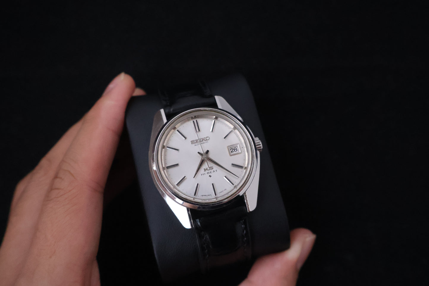 (SERVICED) Rare Vintage 1969 King Seiko KS Hi-Beat Gold Medallion 25 Jewels 5625-7000