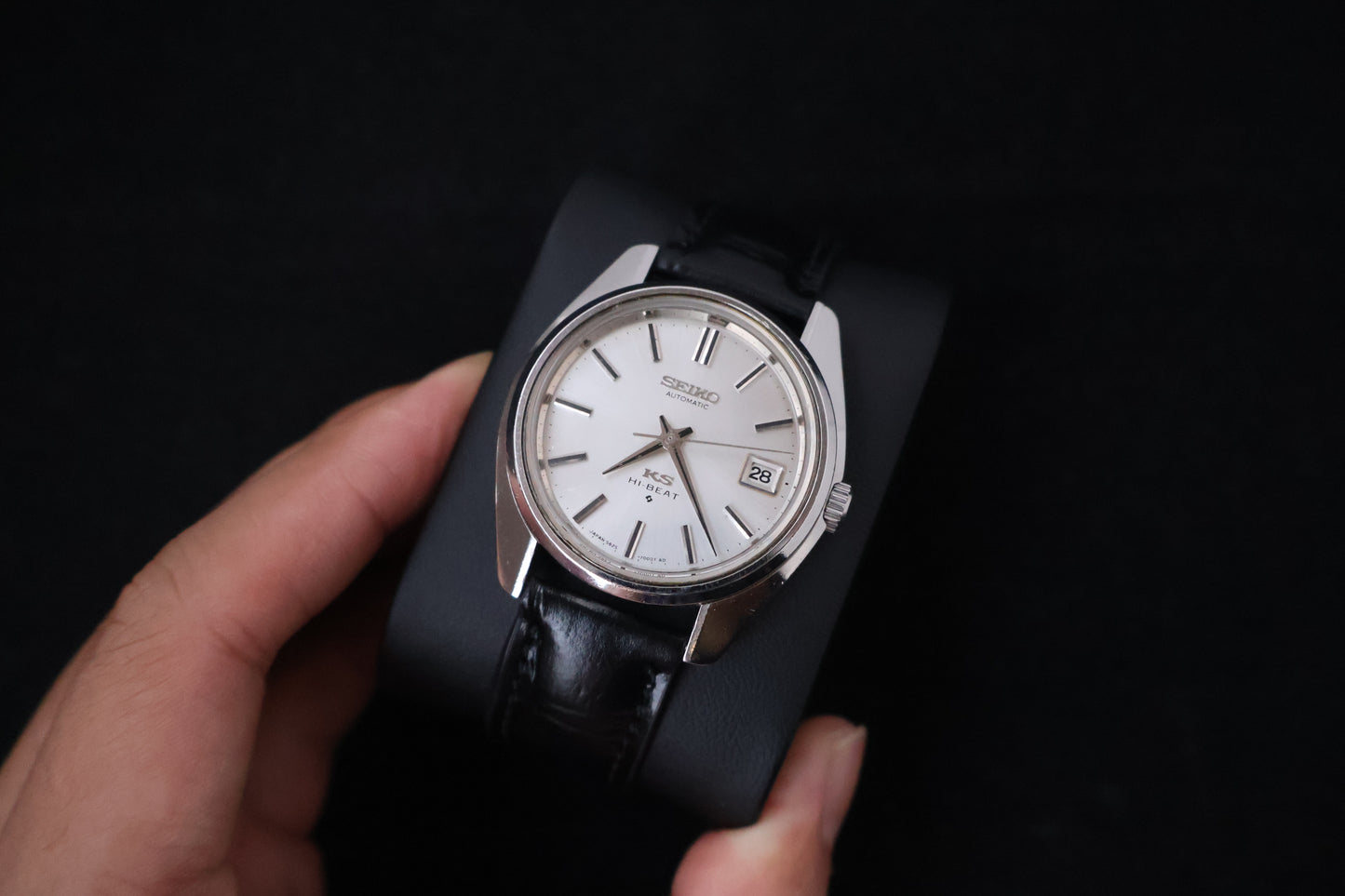 (SERVICED) Rare Vintage 1969 King Seiko KS Hi-Beat Gold Medallion 25 Jewels 5625-7000