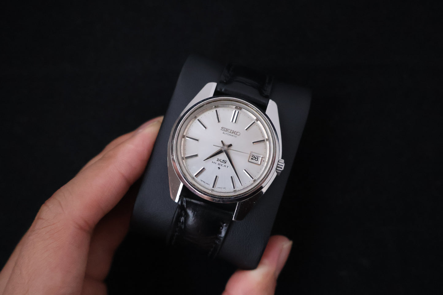 (SERVICED) Rare Vintage 1969 King Seiko KS Hi-Beat Gold Medallion 25 Jewels 5625-7000