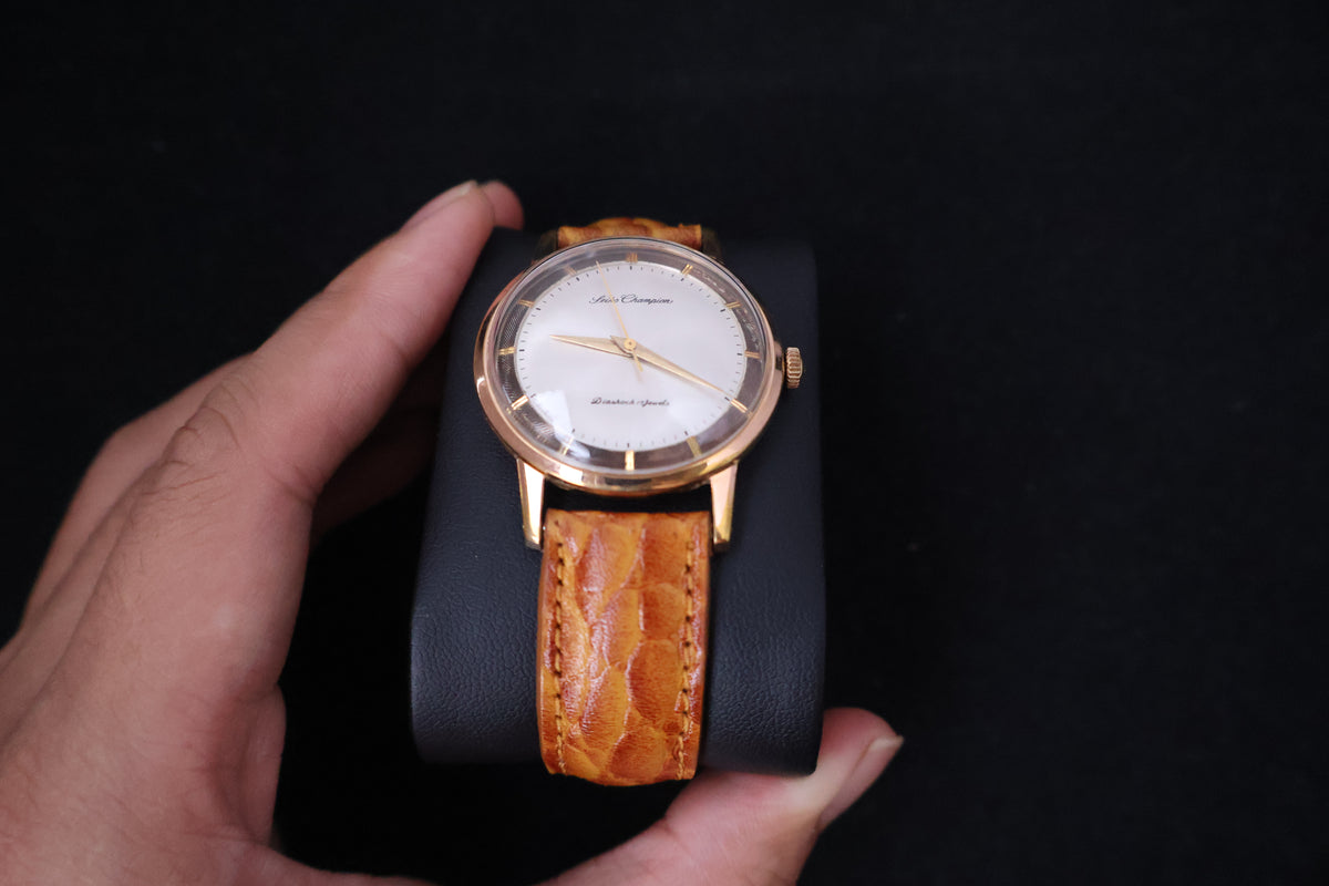 (SERVICED) Rare Vintage 1960s Seiko Champion EGP 20 Microns 17 Jewels - J14082