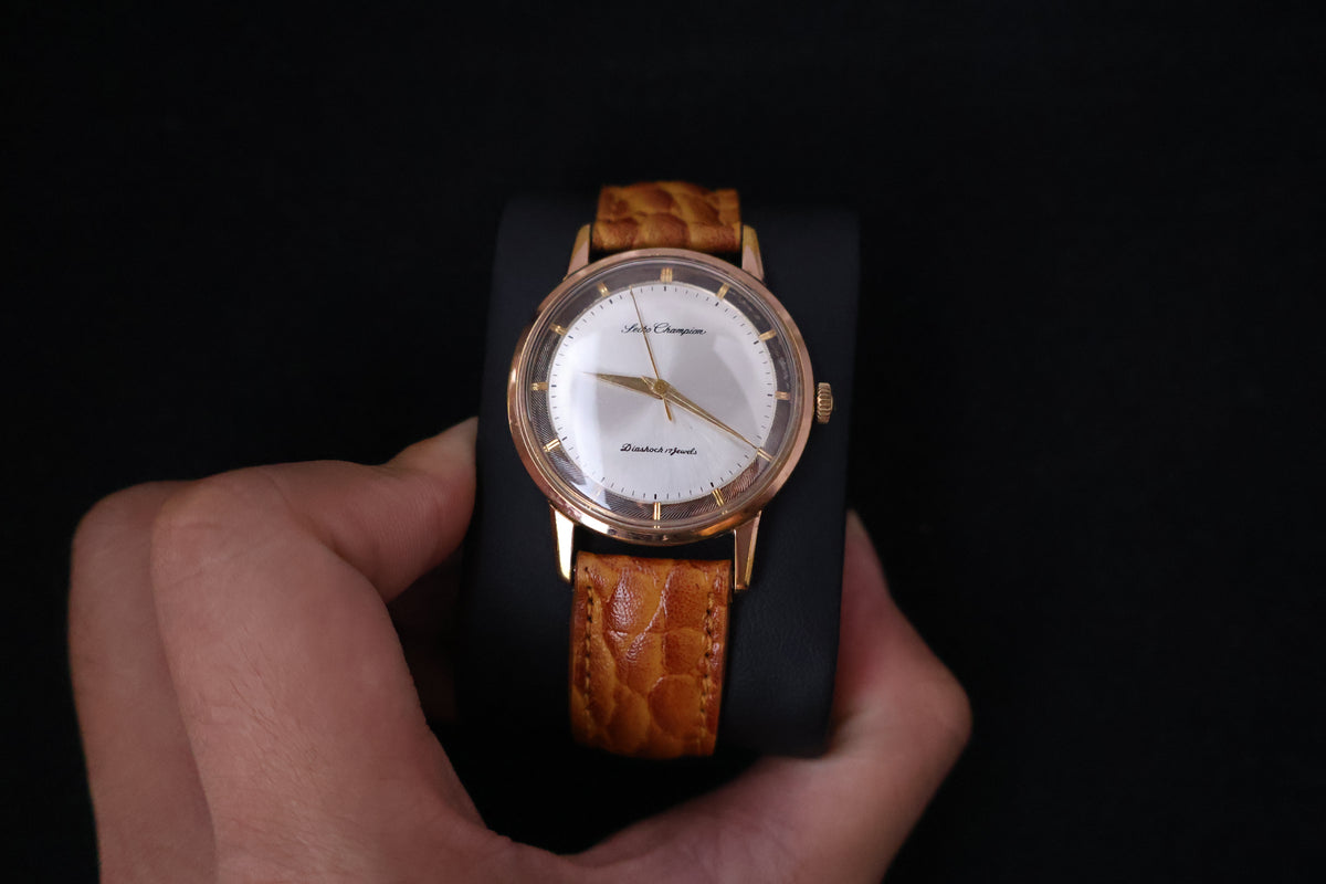 (SERVICED) Rare Vintage 1960s Seiko Champion EGP 20 Microns 17 Jewels - J14082