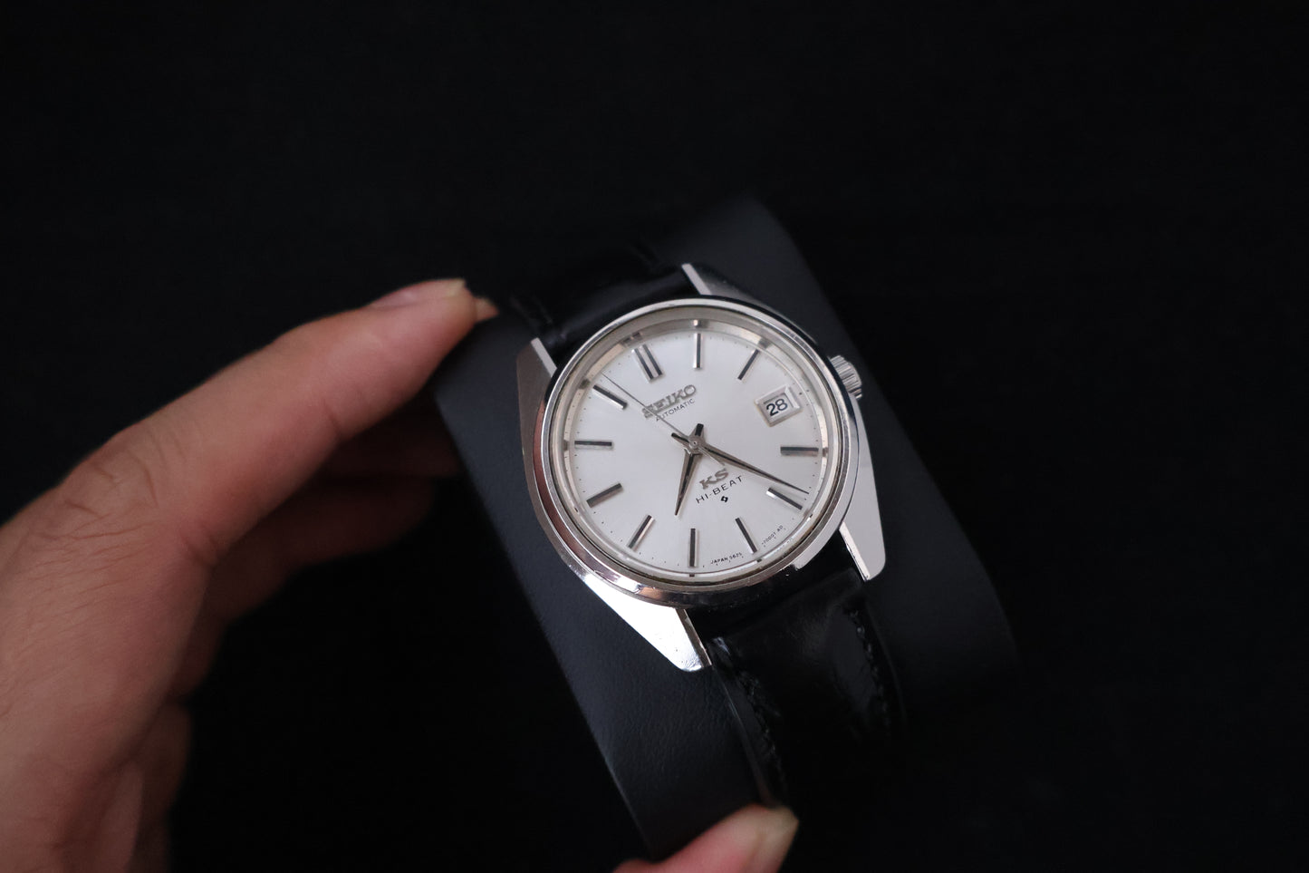 (SERVICED) Rare Vintage 1969 King Seiko KS Hi-Beat Gold Medallion 25 Jewels 5625-7000