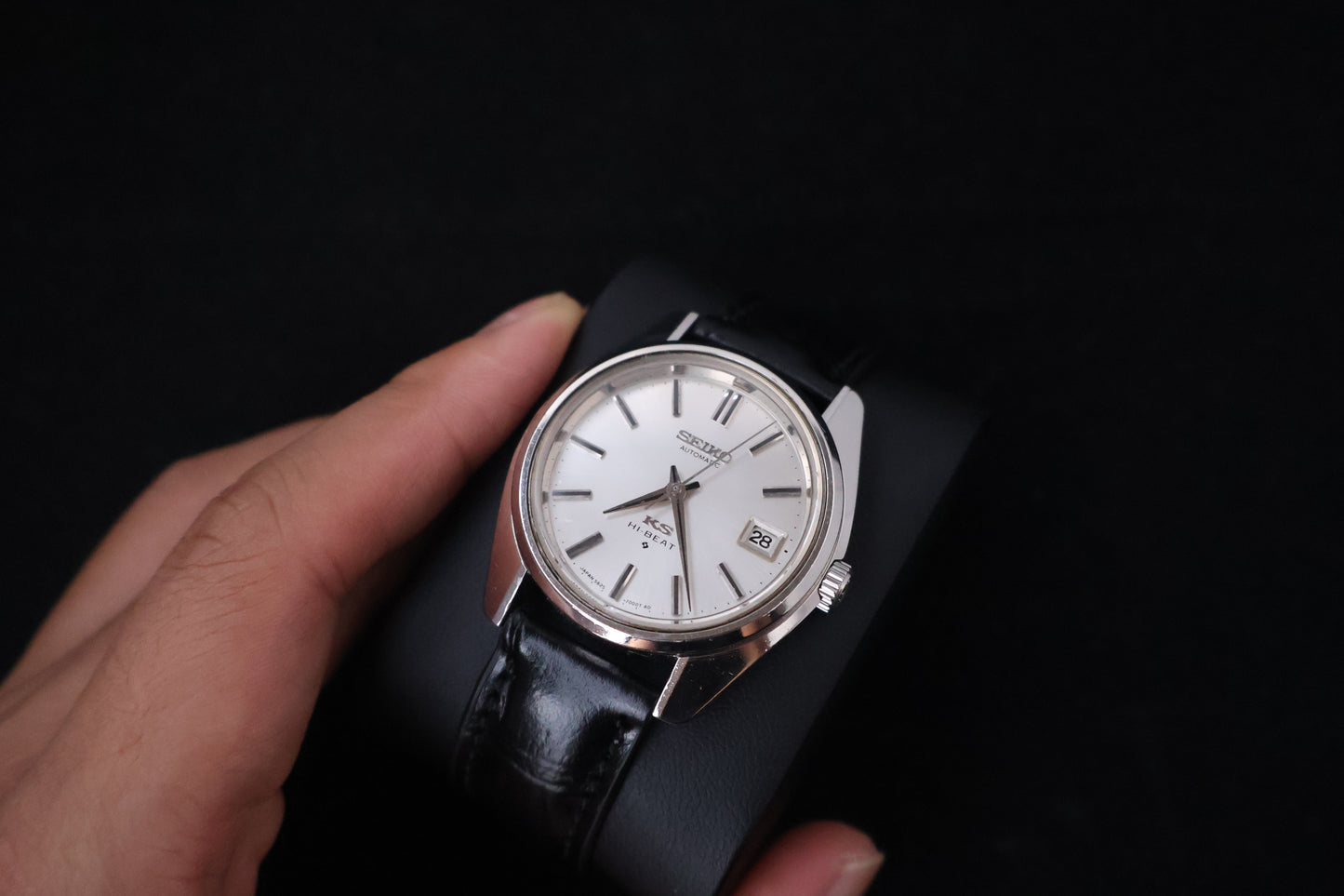 (SERVICED) Rare Vintage 1969 King Seiko KS Hi-Beat Gold Medallion 25 Jewels 5625-7000