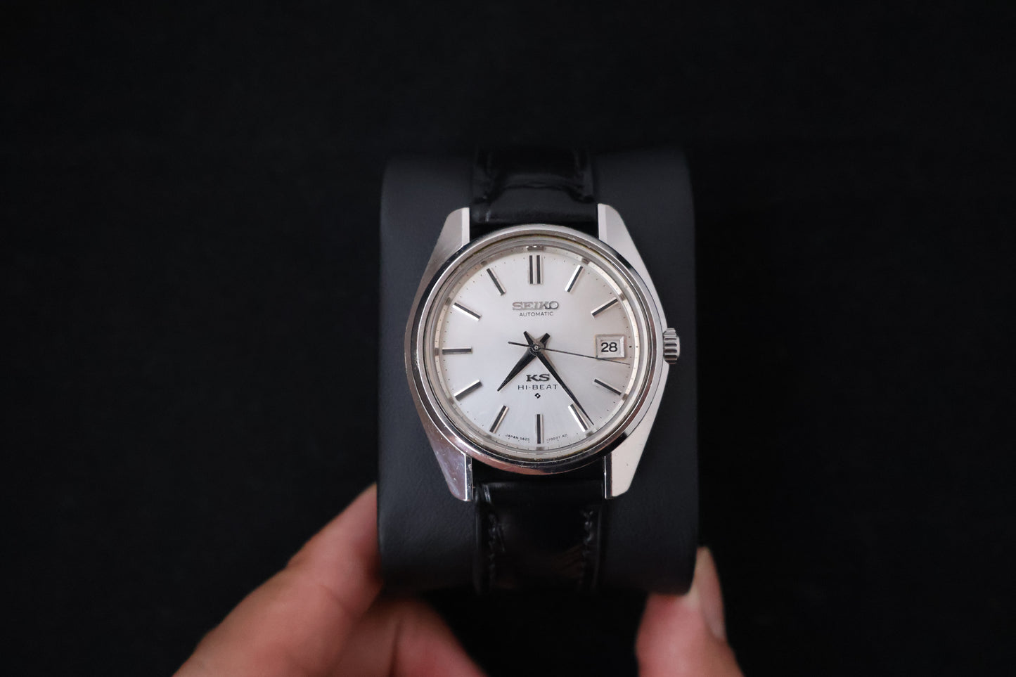 (SERVICED) Rare Vintage 1969 King Seiko KS Hi-Beat Gold Medallion 25 Jewels 5625-7000