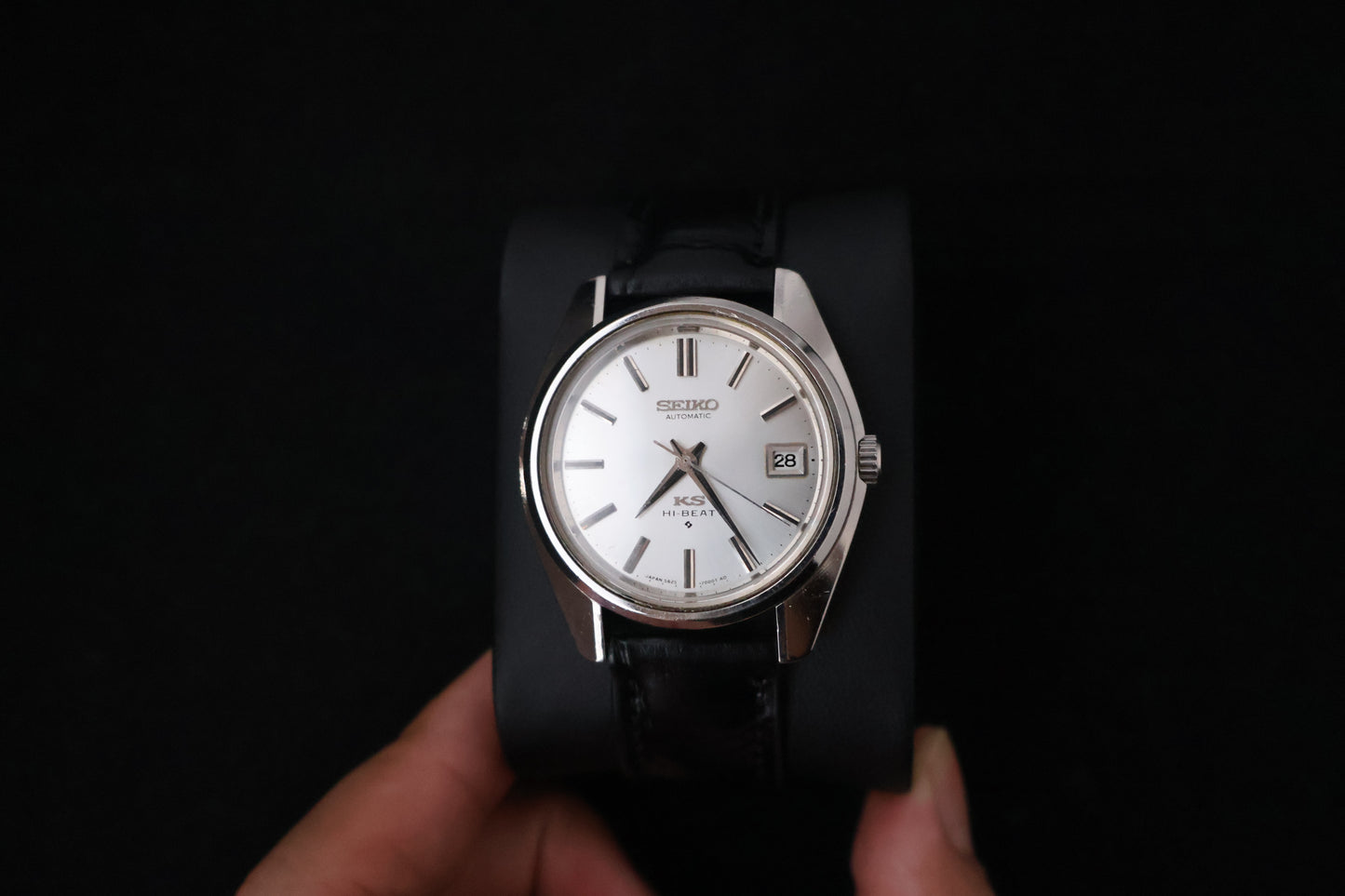 (SERVICED) Rare Vintage 1969 King Seiko KS Hi-Beat Gold Medallion 25 Jewels 5625-7000