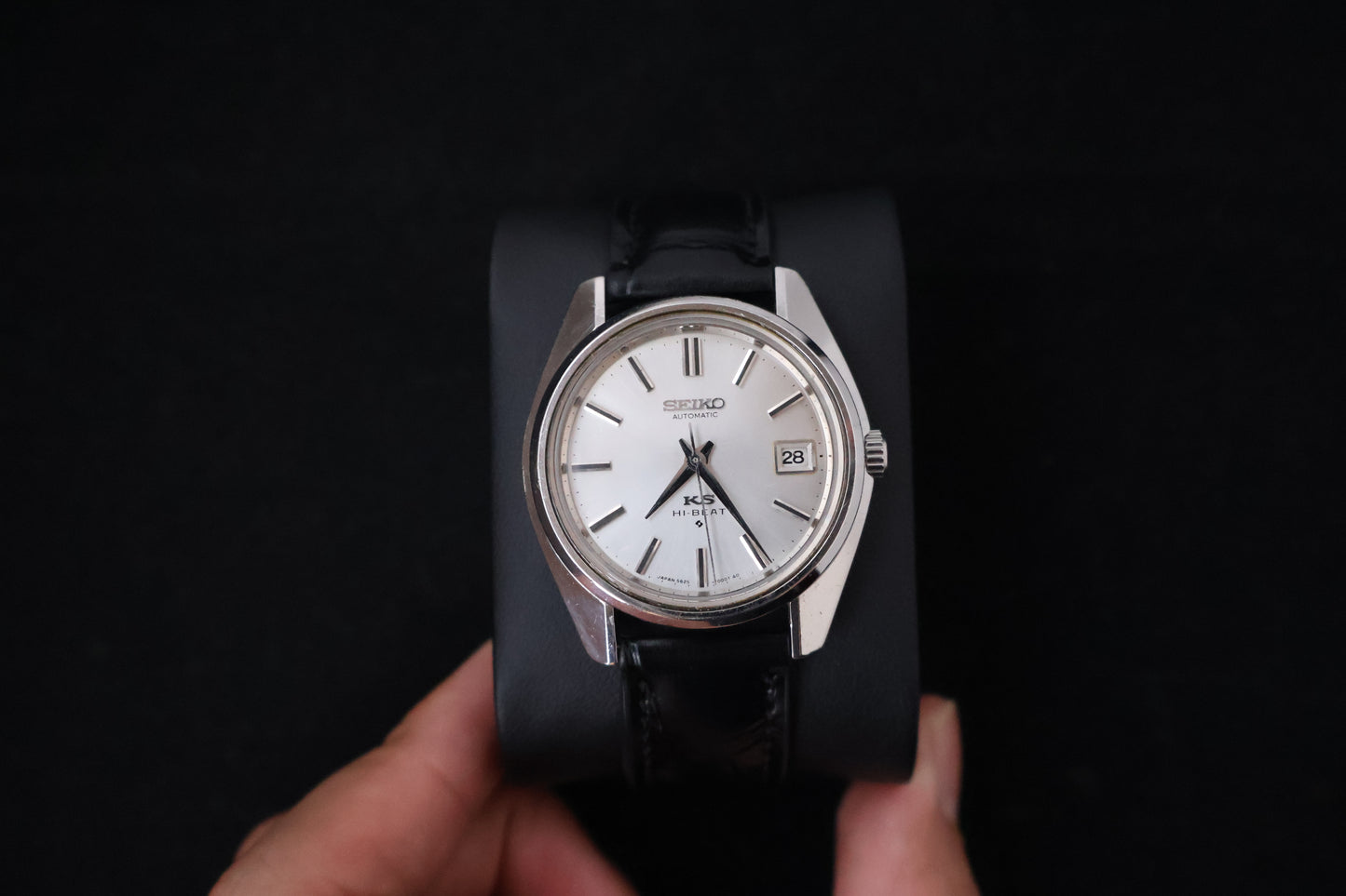 (SERVICED) Rare Vintage 1969 King Seiko KS Hi-Beat Gold Medallion 25 Jewels 5625-7000