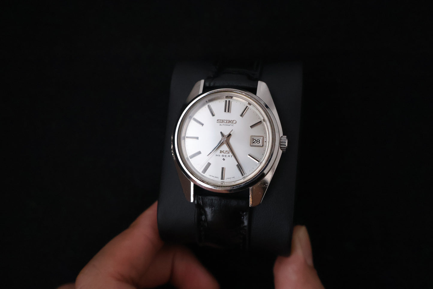(SERVICED) Rare Vintage 1969 King Seiko KS Hi-Beat Gold Medallion 25 Jewels 5625-7000