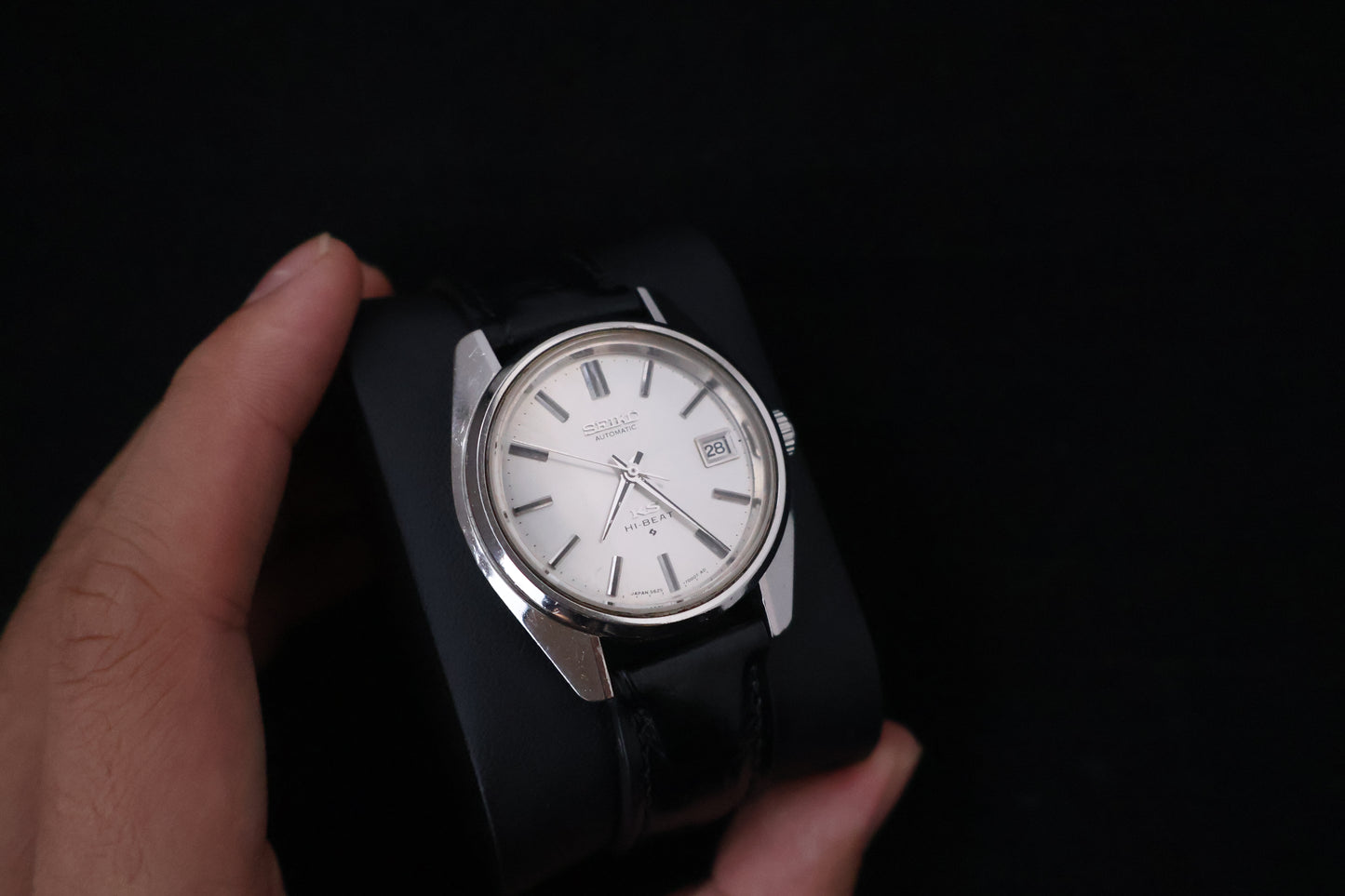 (SERVICED) Rare Vintage 1969 King Seiko KS Hi-Beat Gold Medallion 25 Jewels 5625-7000