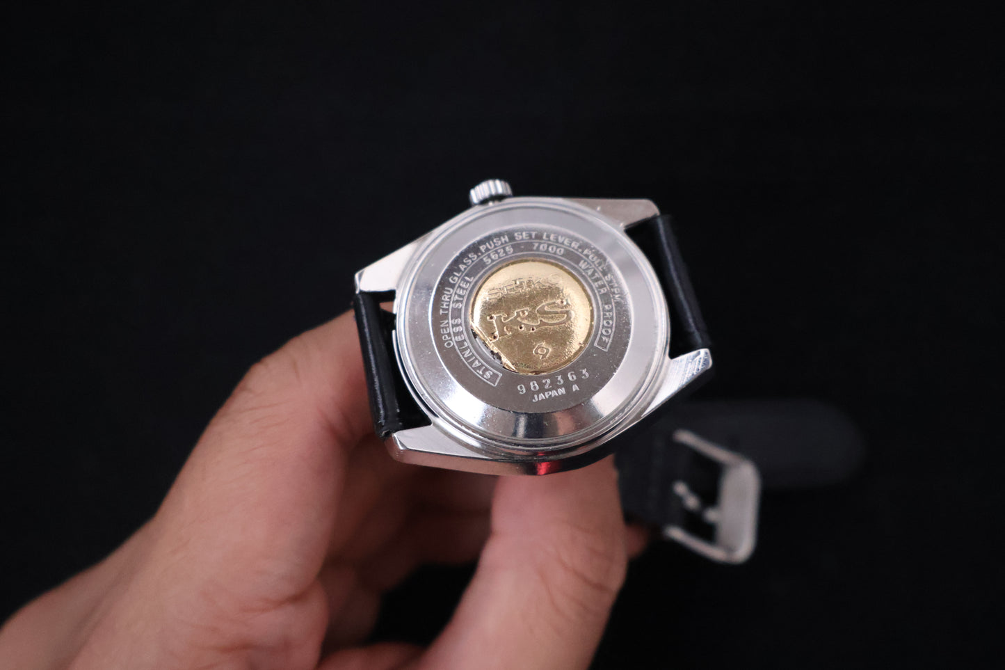 (SERVICED) Rare Vintage 1969 King Seiko KS Hi-Beat Gold Medallion 25 Jewels 5625-7000