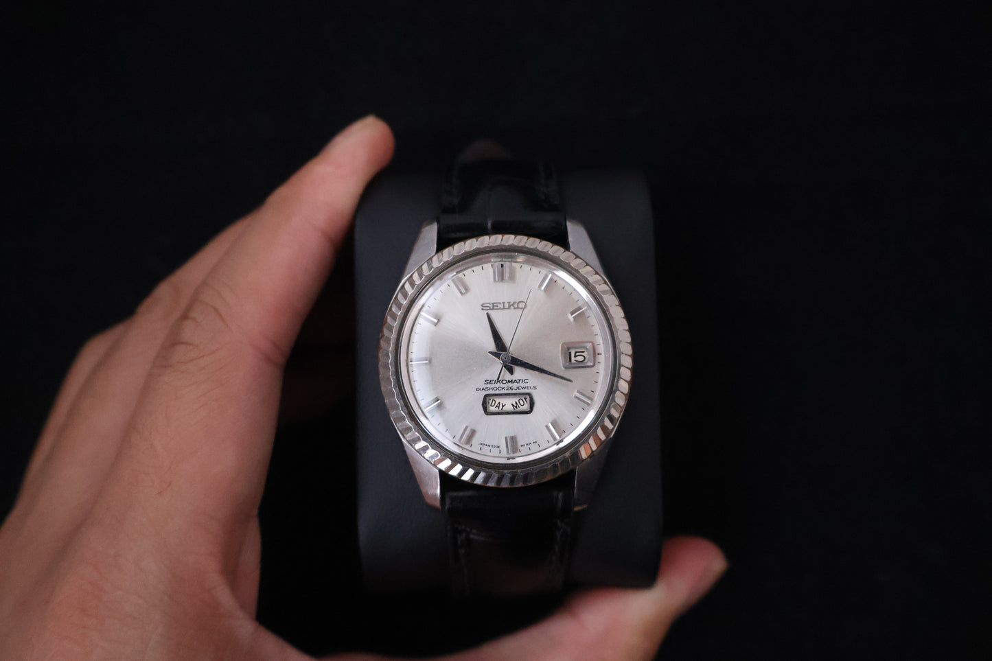 (SERVICED) Rare Vintage 1966 Seiko Seikomatic Weekdater 26 Jewels 6206-8170