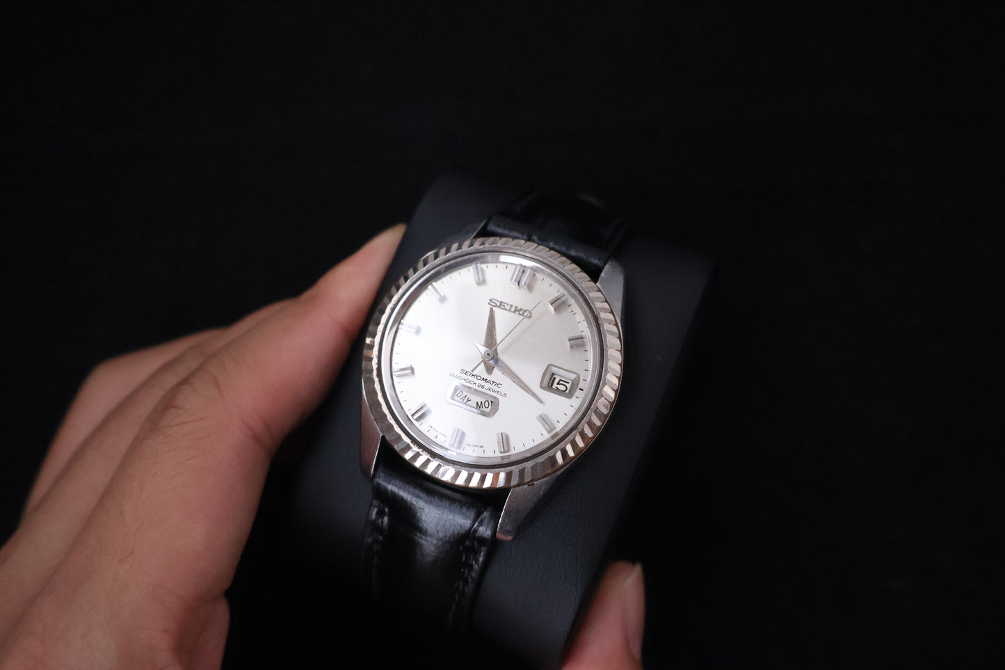 (SERVICED) Rare Vintage 1966 Seiko Seikomatic Weekdater 26 Jewels 6206-8170