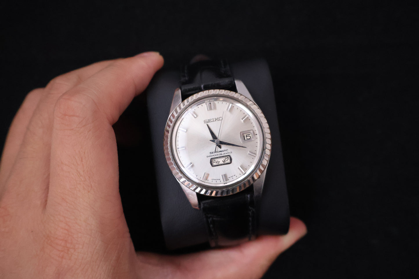 (SERVICED) Rare Vintage 1966 Seiko Seikomatic Weekdater 26 Jewels 6206-8170