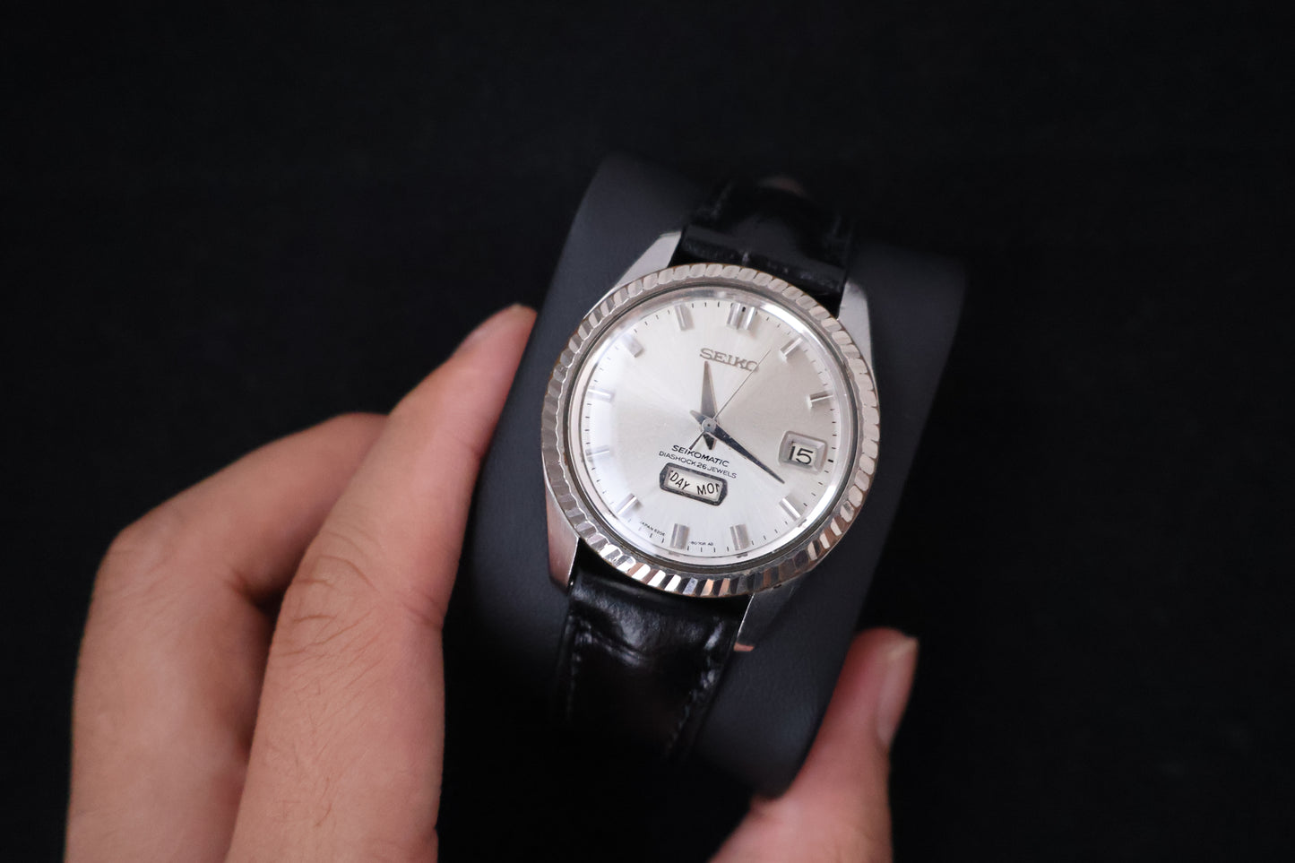(SERVICED) Rare Vintage 1966 Seiko Seikomatic Weekdater 26 Jewels 6206-8170