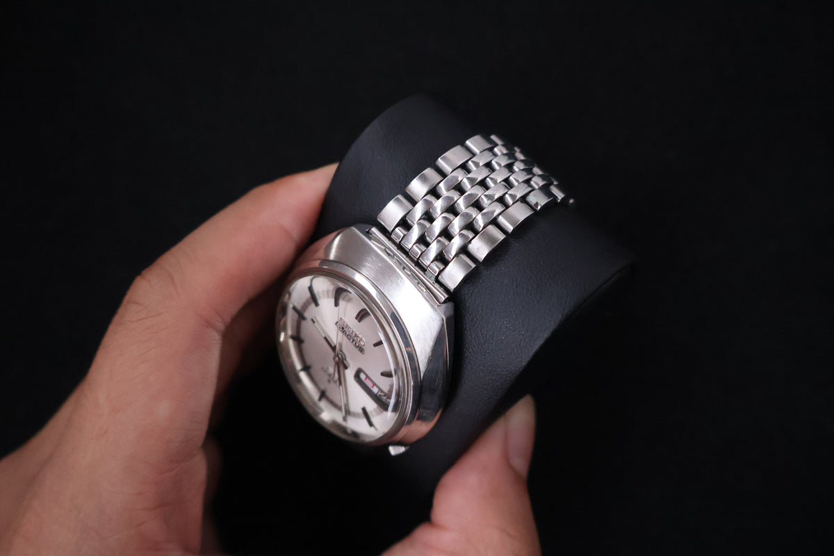 (SERVICED) Rare Vintage 1970 Seiko 5 Actus SS 25 Jewels 6106-8570