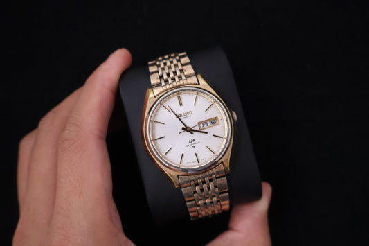 (SERVICED) Rare Vintage 1975 Seiko Lord Matic LM 23 Jewels SGP 5606-8051