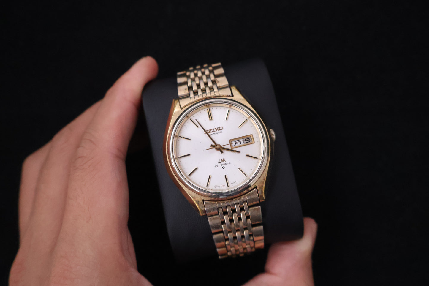(SERVICED) Rare Vintage 1975 Seiko Lord Matic LM 23 Jewels SGP 5606-8051