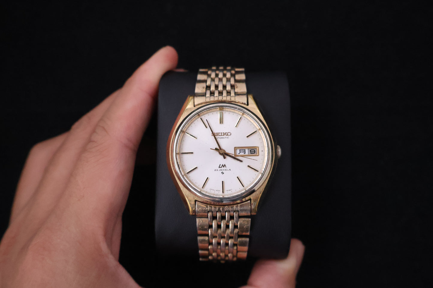 (SERVICED) Rare Vintage 1975 Seiko Lord Matic LM 23 Jewels SGP 5606-8051