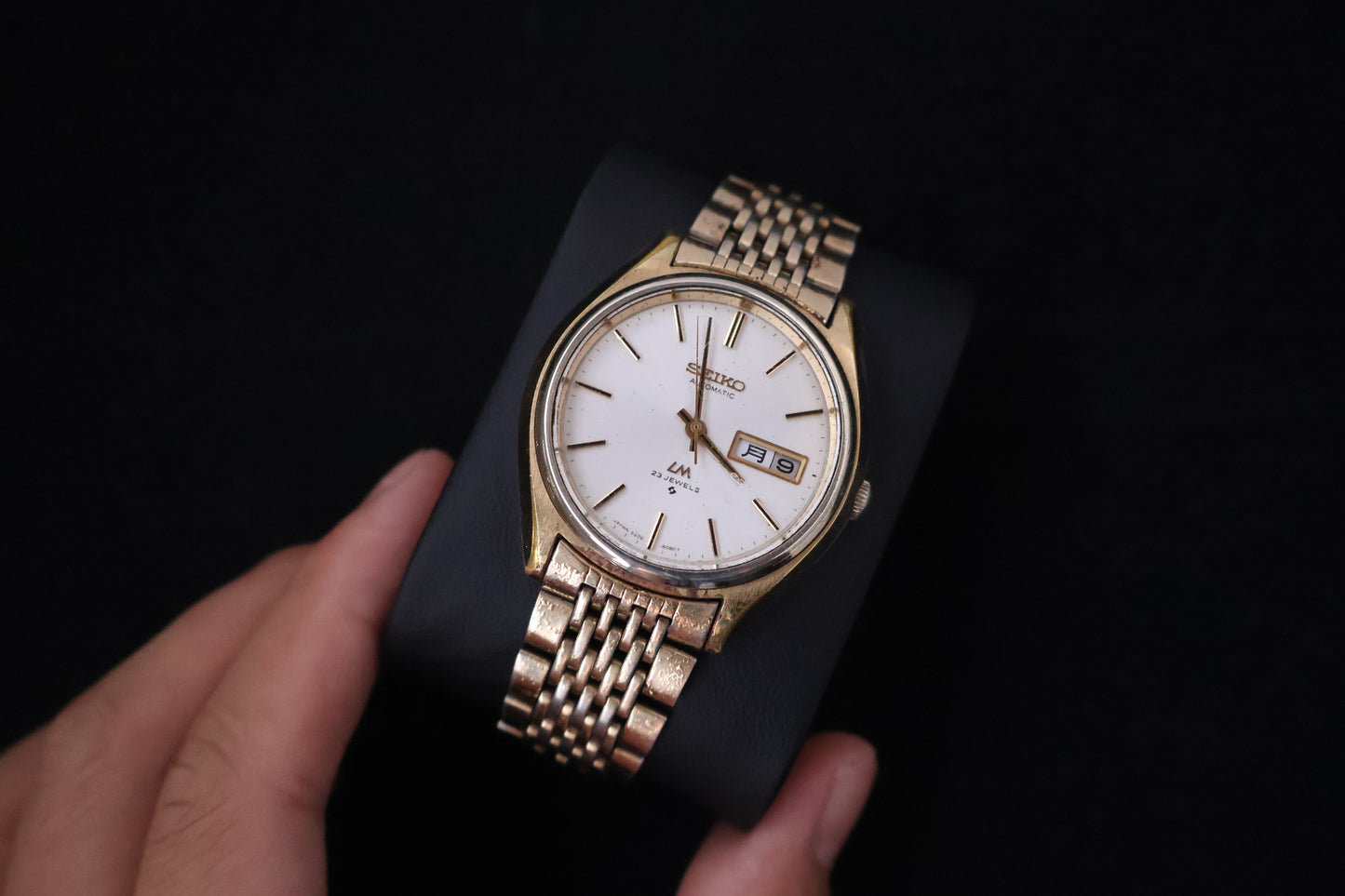 (SERVICED) Rare Vintage 1975 Seiko Lord Matic LM 23 Jewels SGP 5606-8051