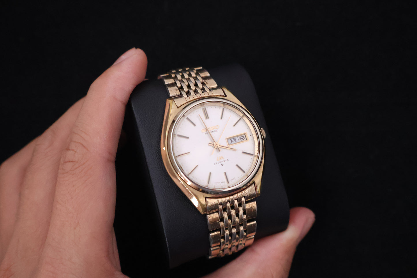 (SERVICED) Rare Vintage 1975 Seiko Lord Matic LM 23 Jewels SGP 5606-8051