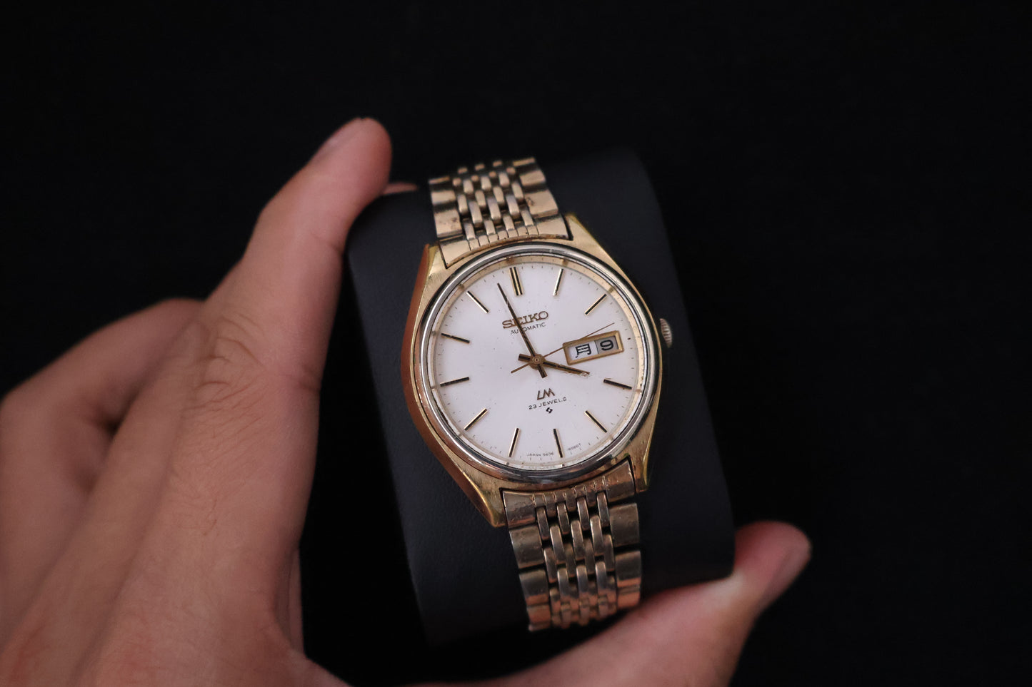 (SERVICED) Rare Vintage 1975 Seiko Lord Matic LM 23 Jewels SGP 5606-8051